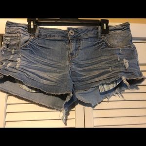Denim shorts